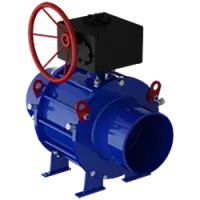 Шаровые краны с редуктором 11с67п