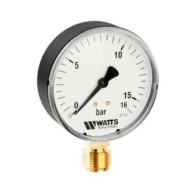 Манометр MDR (F+R200), подключение снизу, Watts В Сургуте