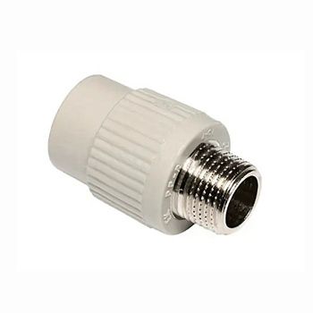 Муфта PPR/PP-RCT комбинированная, с наружной резьбой