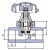 Вентиль проходной PPR, с выпускным клапаном, Wavin Ekoplastik В Сургуте